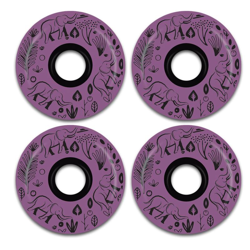 Ruedas Animal Co Elefante New Morada 56mm 85A