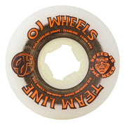 Ruedas OJ Team Line Original White Black Orange Hardline 55mm 99a