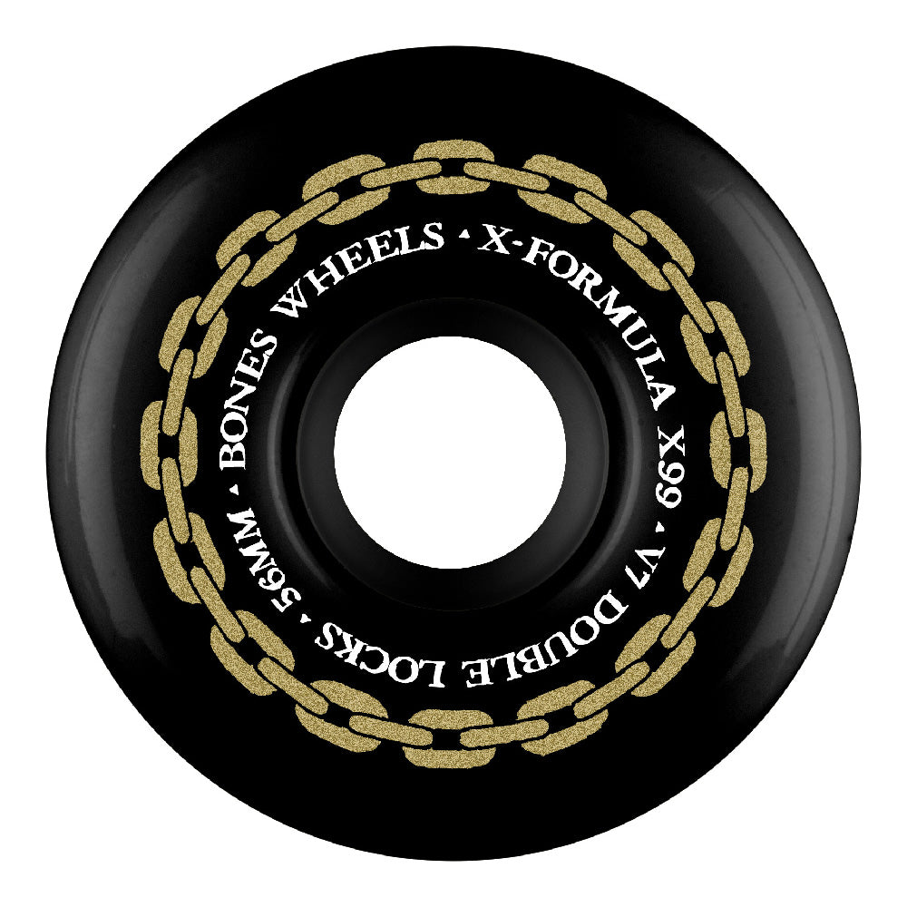 Ruedas Bones V7 Double Locks 99a X-Formula Black