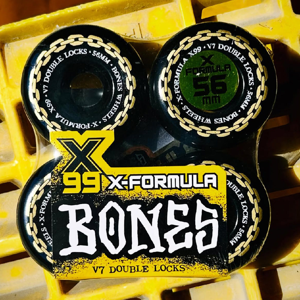 Ruedas Bones V7 Double Locks 99a X-Formula Black