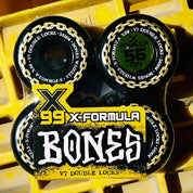 Ruedas Bones V7 Double Locks 99a X-Formula Black