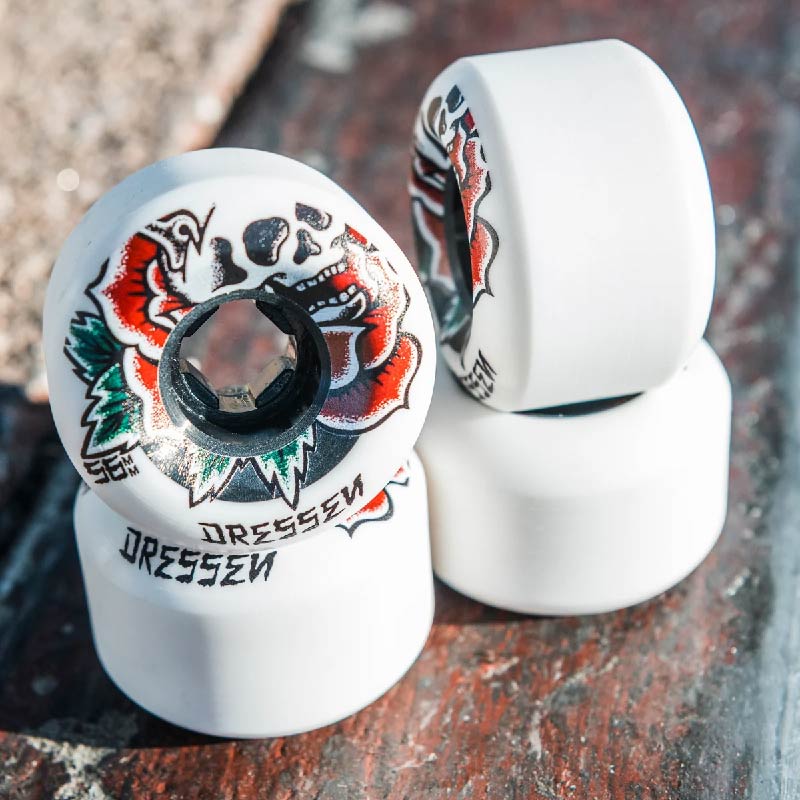 Ruedas OJ Eric Dressen Rose Skull Double Duro 56mm