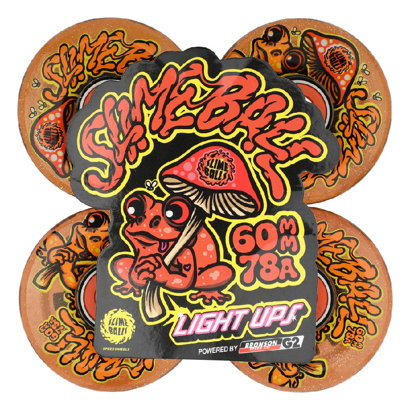 Ruedas Slime Balls Frog Trips Light Ups OG 60mm