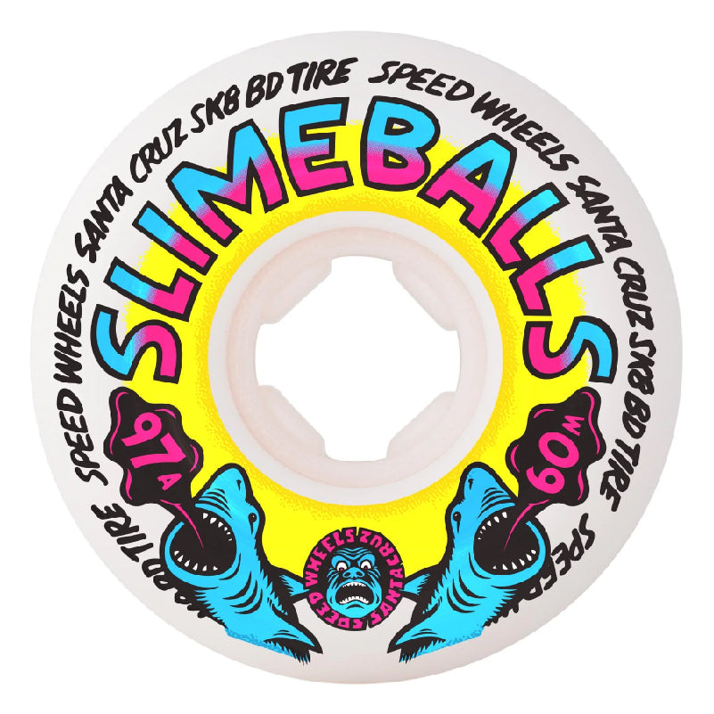 Ruedas Slime Balls Heritage Shark Spew Vomits 60mm 97a