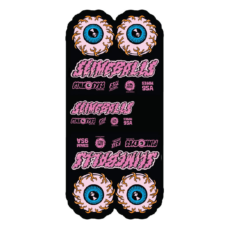 Ruedas Slime Balls Pink Eyes Vomit Mini 95a 53mm