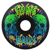 Ruedas Slime Balls Skull Vomits Black 95a 60mm