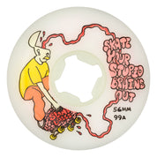 Ruedas Slime Balls Stupid Brains White 99a 56mm