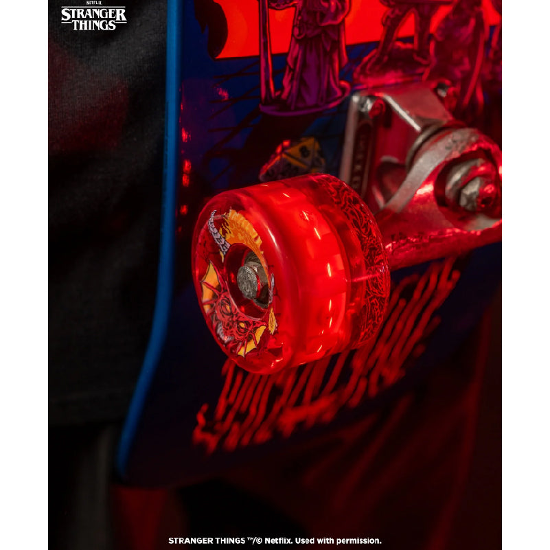 Ruedas Slime Balls x Stranger Things Hellfire Club Light Ups OG Slime Red 66mm 78a