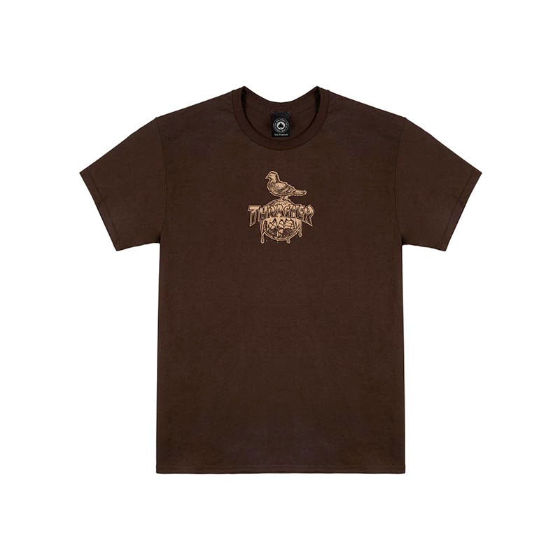 Camiseta Thrasher x Antihero Cover The Earth Brown