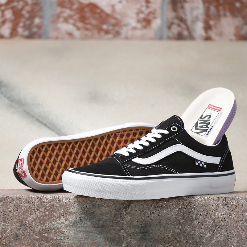 Zapatos Vans Skate Old Skool Black White