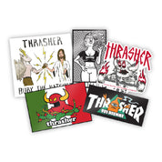 Sticker Thrasher x Toy Machine 5-Pack