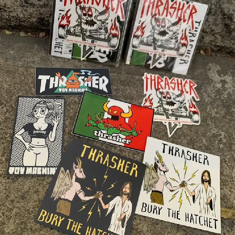 Sticker Thrasher x Toy Machine 5-Pack