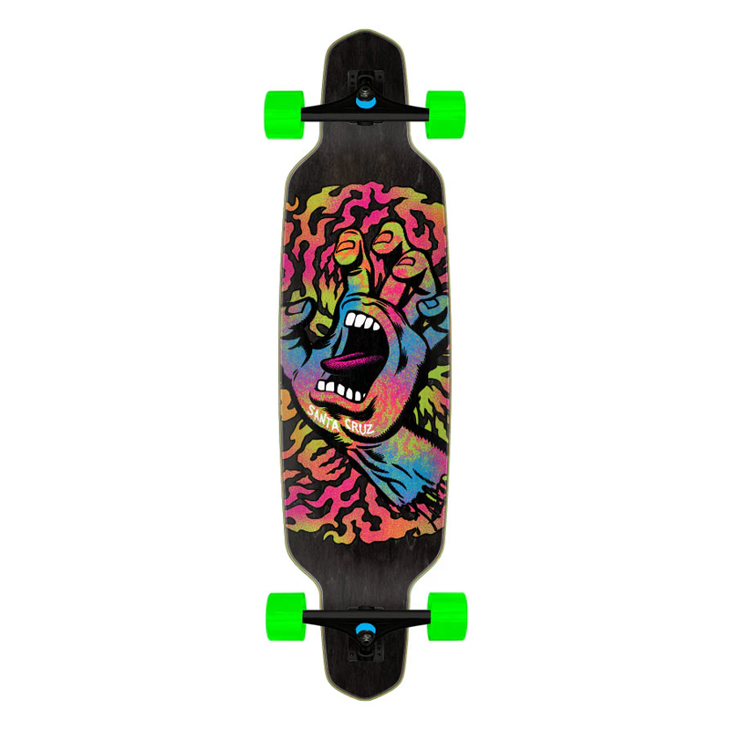 Tabla Completa Santa Cruz Skateboard Obscure Hand 9.50in x 37.52in Drop Down Cruiser