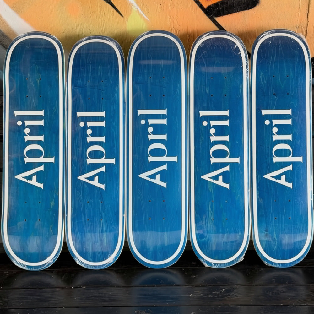 Tabla April Skateboards OG Logo Blue 7.3 MINI