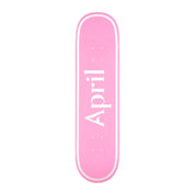 Tabla April Skateboards OG Logo Pink 7.3 MINI