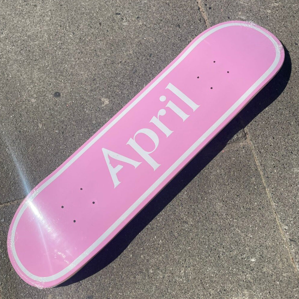 Tabla April Skateboards OG Logo Pink 7.3 MINI