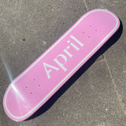 Tabla April Skateboards OG Logo Pink 7.3 MINI