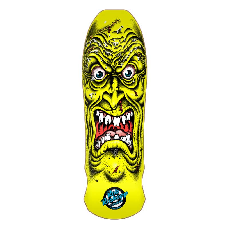 Tabla Coleccionable Santa Cruz Roskopp Face Reissue Yellow 9.5