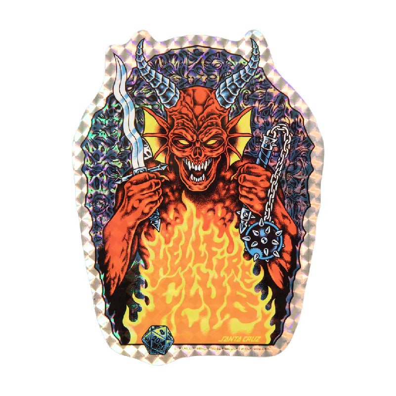 Tabla Coleccionable Santa Cruz x Stranger Things Knox Hellfire Pit 10.07