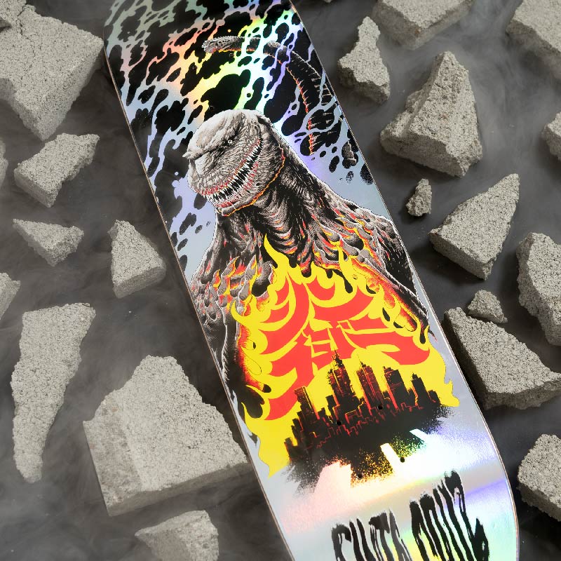 Tabla Santa Cruz x Godzilla Shin Knox Firepit 8.5