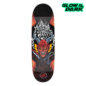 Tabla Santa Cruz x Stranger Things Hellfire Club Flames 9.0