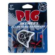 Tornillos Pig Red/Black 1 Pulgada
