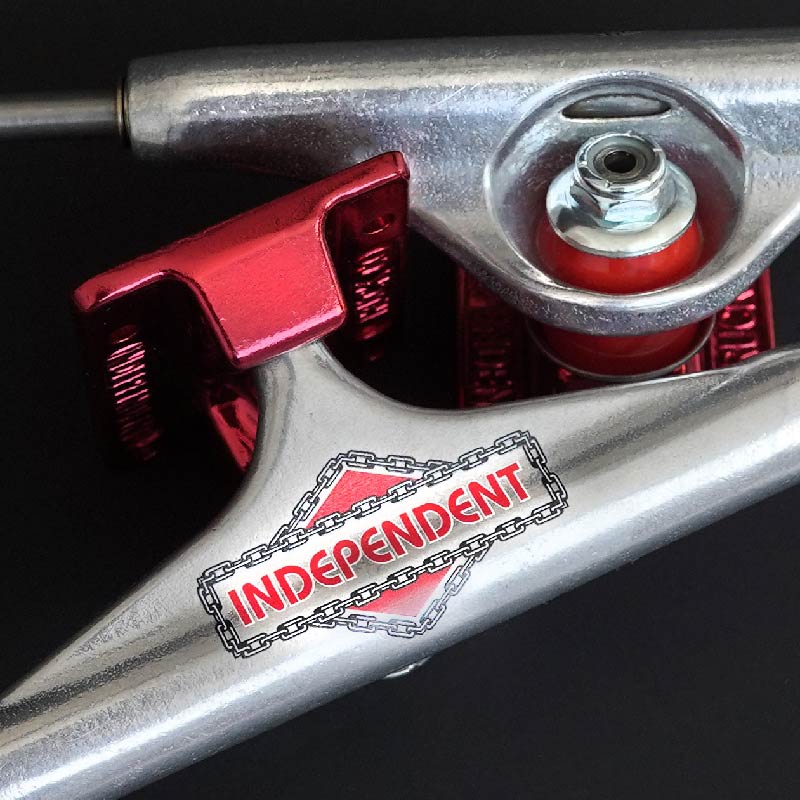 Trucks Independent Chain Breaker Silver Red Forged Hollow