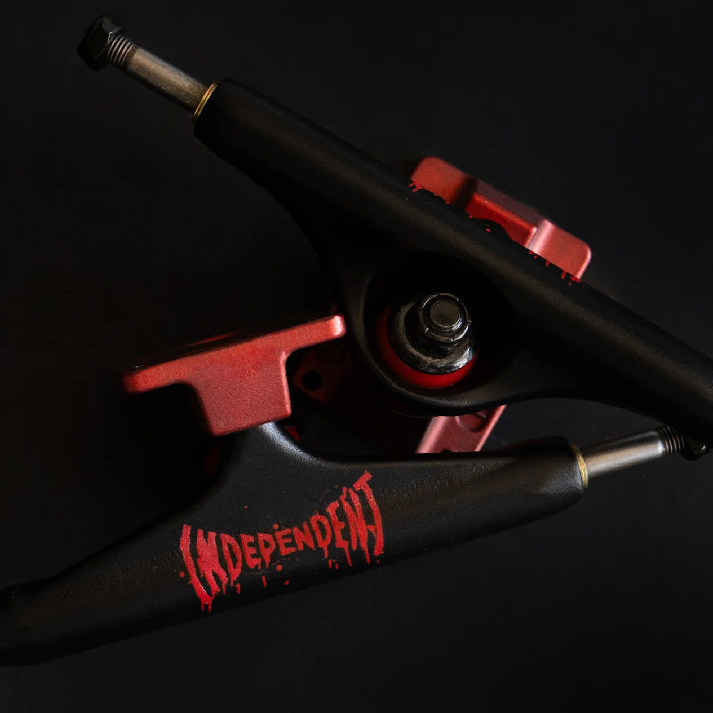 Trucks Independent Splatter Span Black Red Stage 11