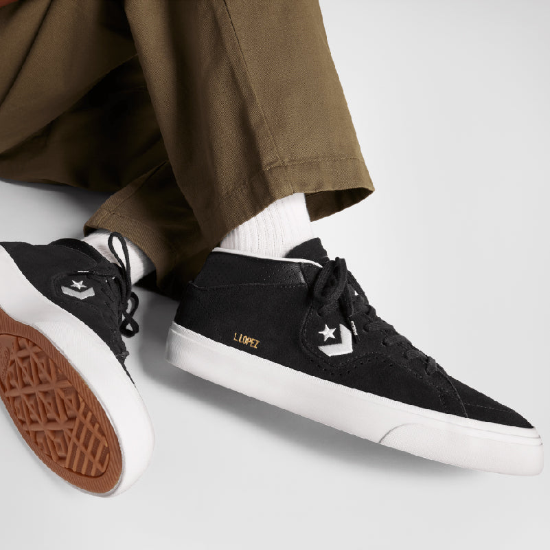 Zapatos Converse Cons Louie Lopez Pro Mid Black White