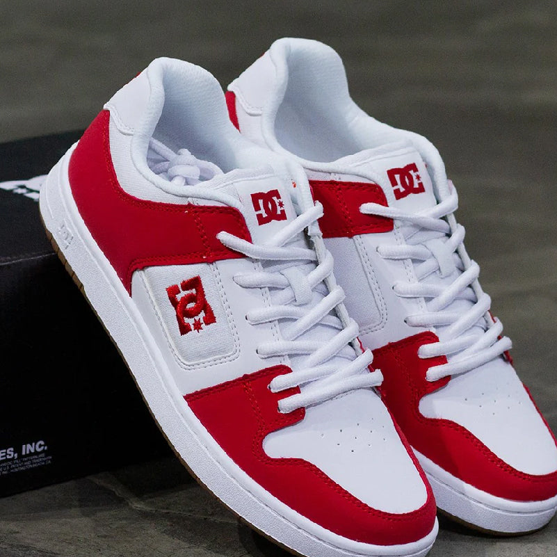 Zapatos DC Shoes Manteca 4 White Red