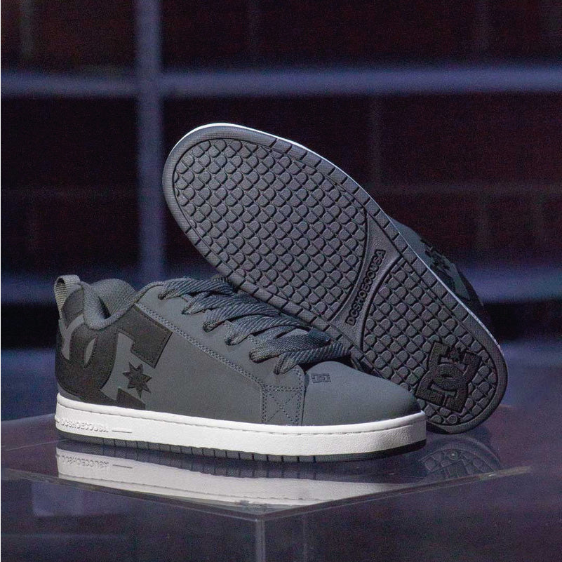 Zapatos DC Shoes Court Graffik Grey Black White