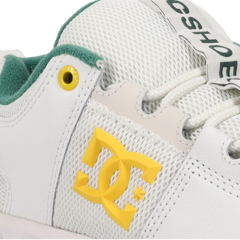 Zapatos DC Shoes Lynx OG Off White Yellow Green