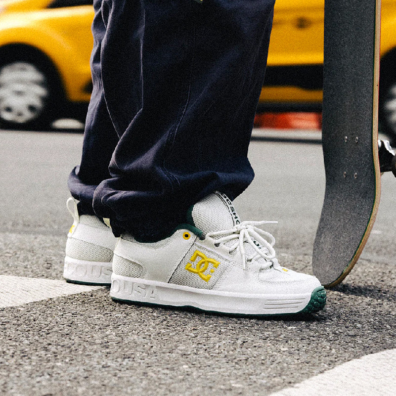 Zapatos DC Shoes Lynx OG Off White Yellow Green