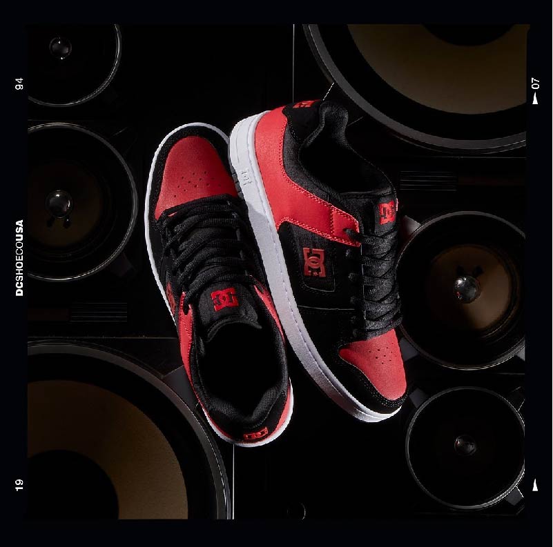 Zapatos DC Shoes Manteca 4 Black Red