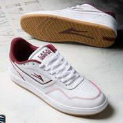 Zapatos Lakai Griffin Gass Terace White