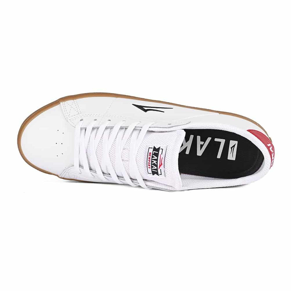 Zapatos Lakai Newport White Gum