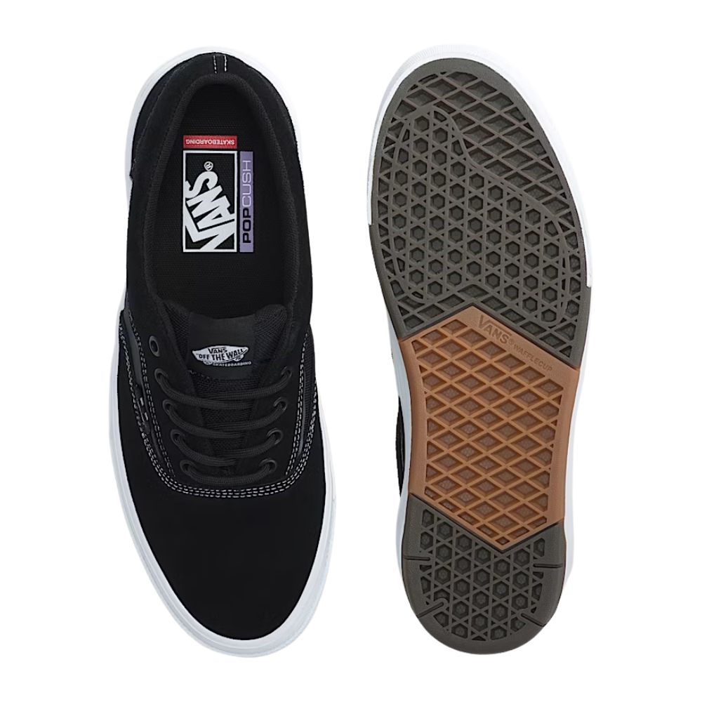 Zapatos Vans Skate Era Wafflecup Black White