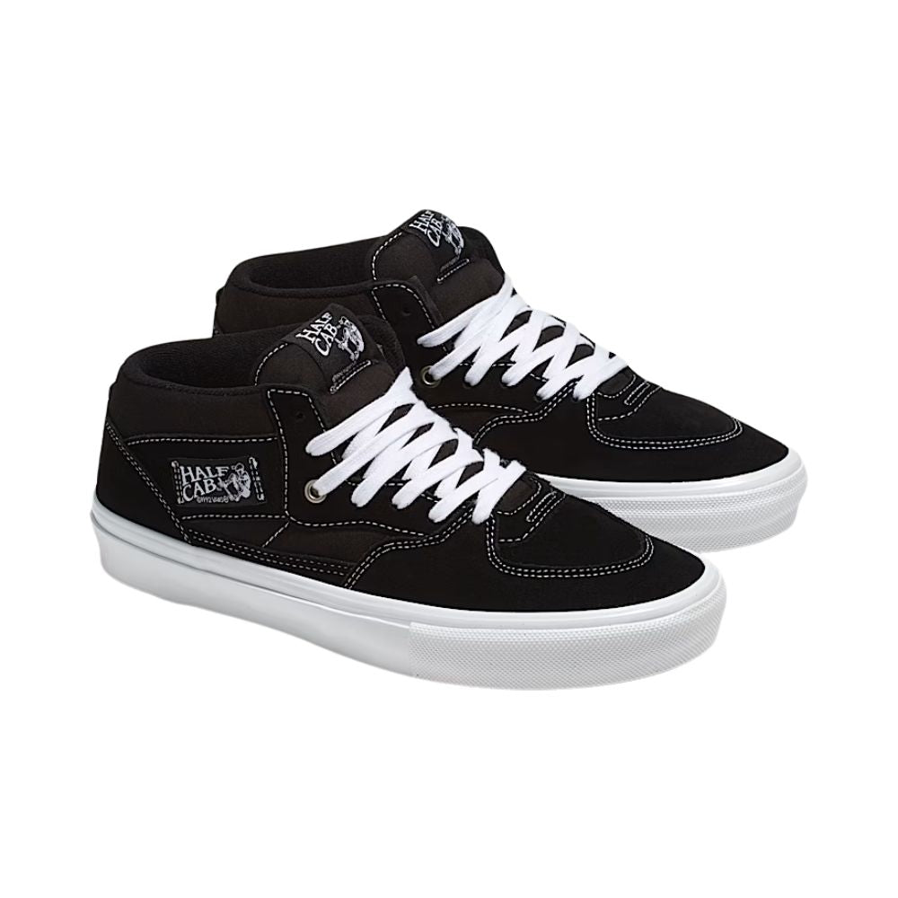 Zapatos Vans Skate Half Cab Black White