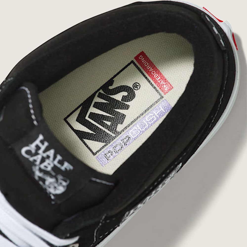 Zapatos Vans Skate Half Cab Black White