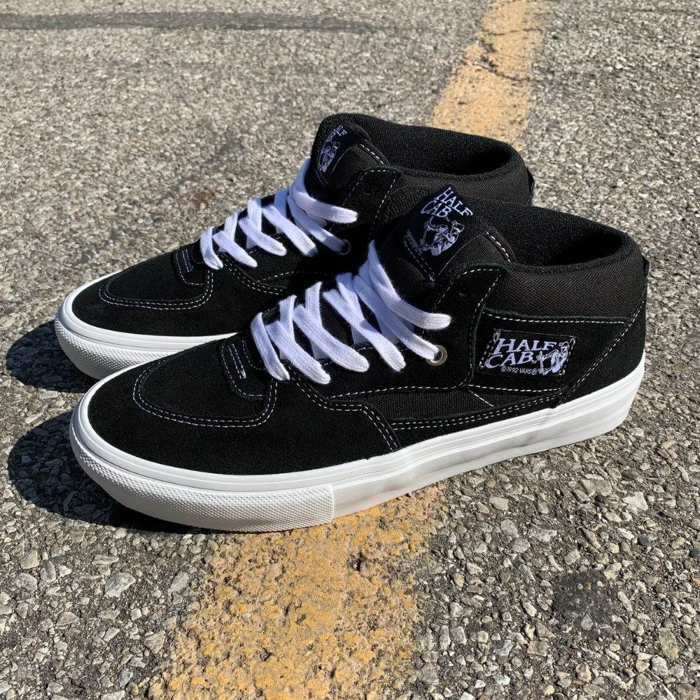 Zapatos Vans Skate Half Cab Black White