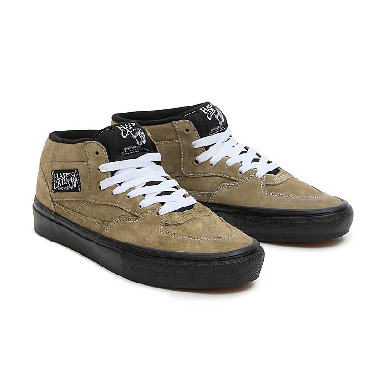 Zapatos Vans Skate Half Cab Olive Black