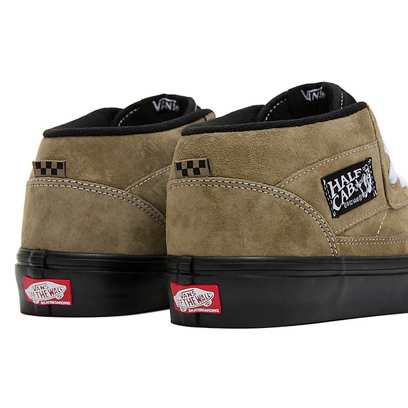 Zapatos Vans Skate Half Cab Olive Black