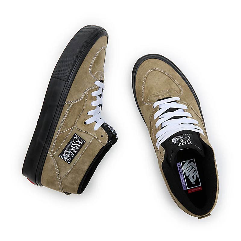 Zapatos Vans Skate Half Cab Olive Black