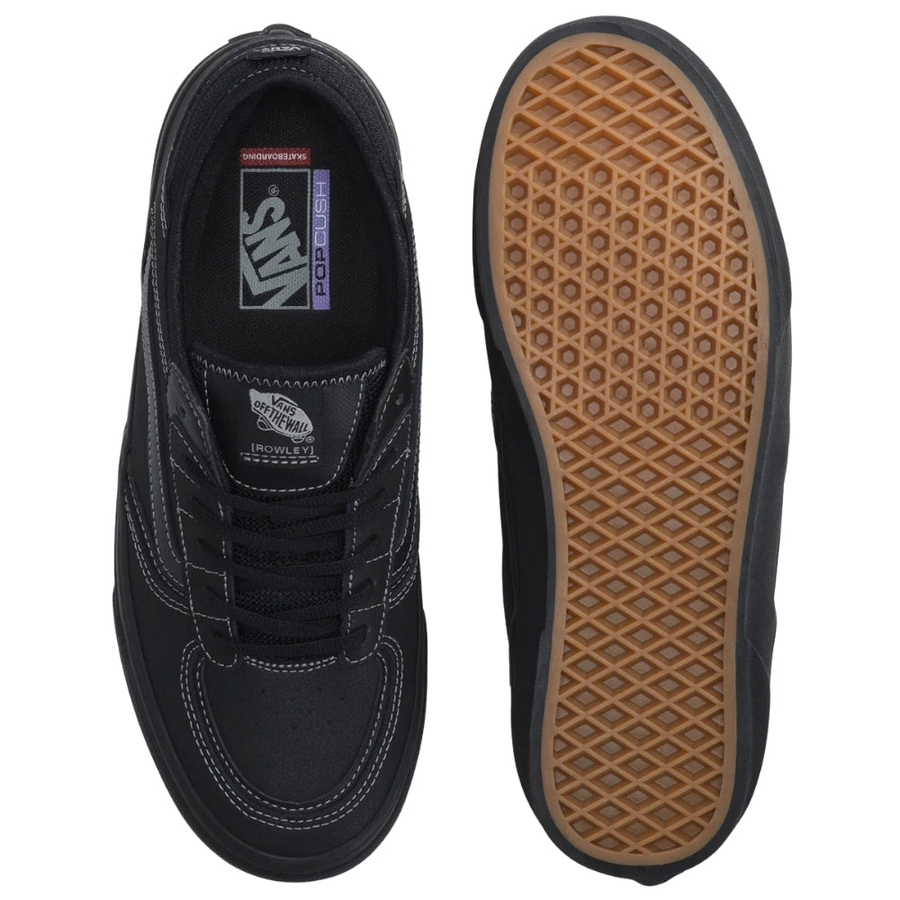 Zapatos Vans Skate Rowley Black Black