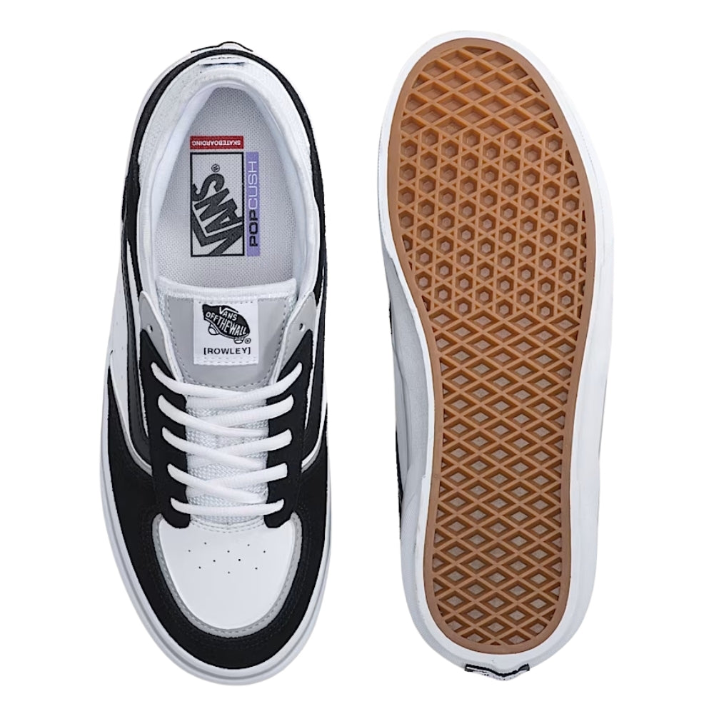 Zapatos Vans Skate Rowley White Black