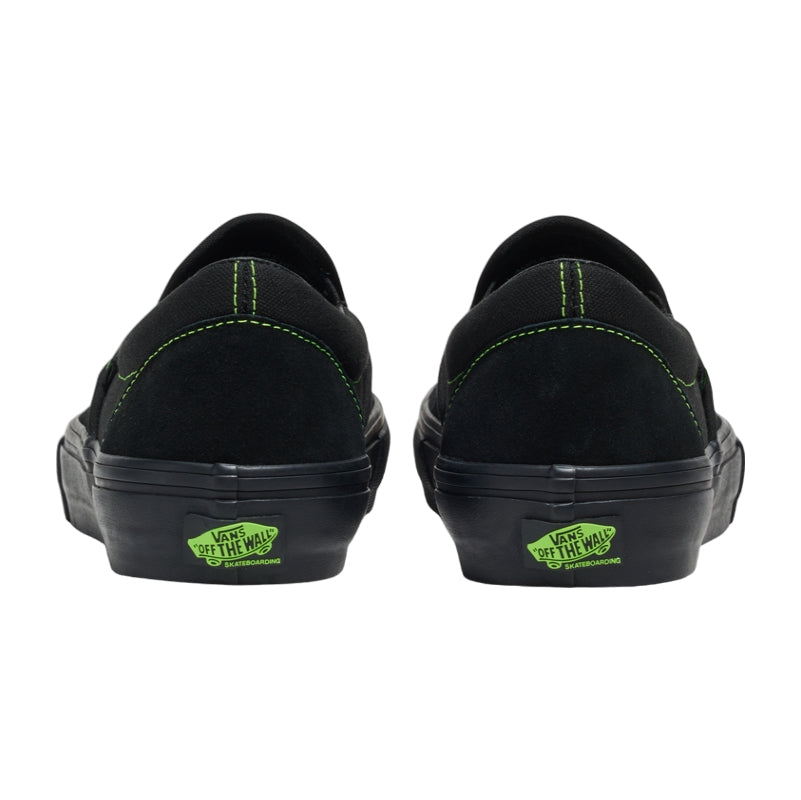Zapatos Vans Skate Slip On Black Neon