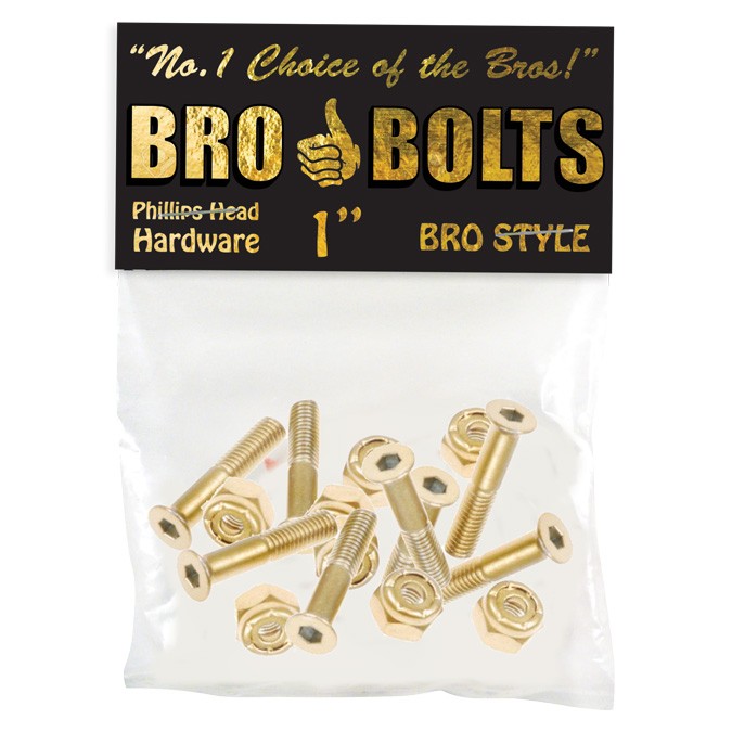 Tornillos Bro Style Gold Estrella 1 pulgada