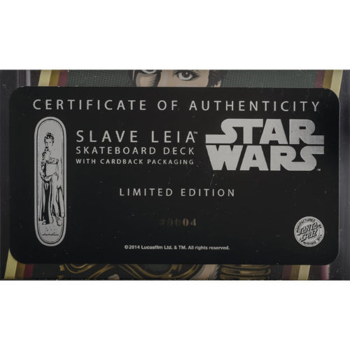 Tabla Santa Cruz Slave Leia Coleccionable