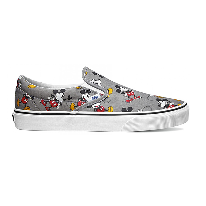 Zapatos Vans Slip On Disney Mickey Mouse Frost Gray | Onboardsk8