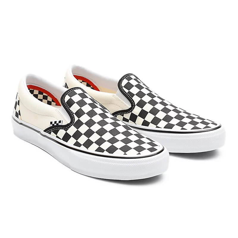 Zapatos Vans Skate Slip-On Checker Black OffWhite